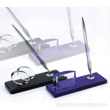 2015 crystal office pen stand simple beautiful